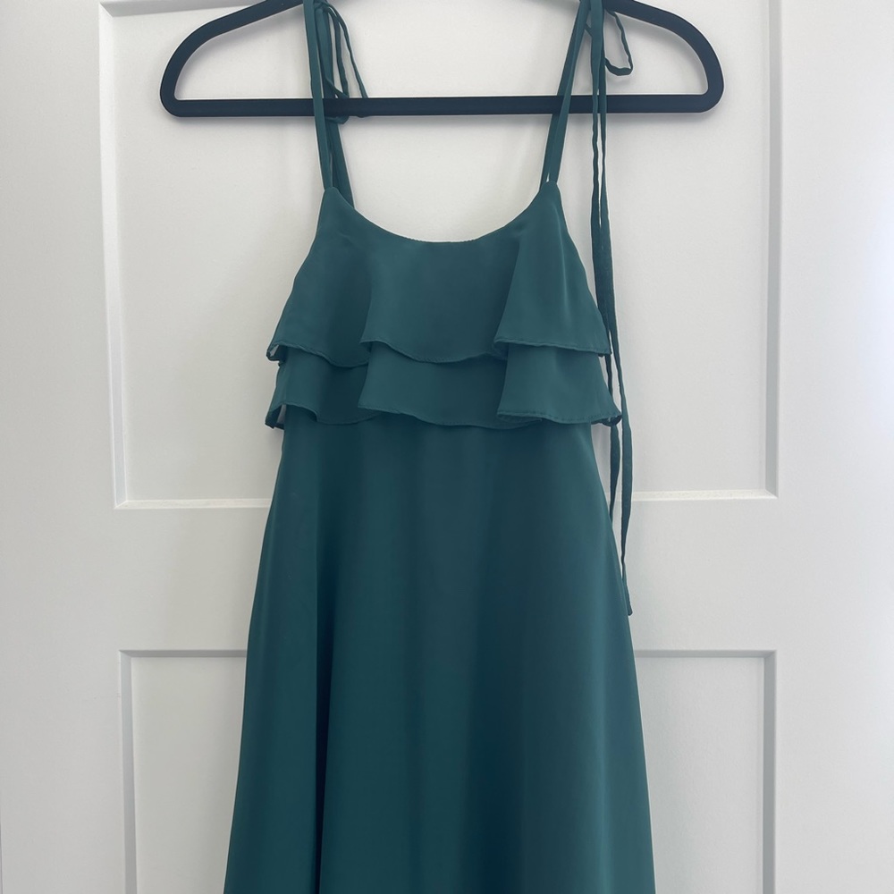 Azazie Temi Flower Girl Dress 3T, Color Pine